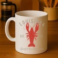Louisiana Crawfish Laissez Le Bon Temps Rouler Coffee Mug thumb 4