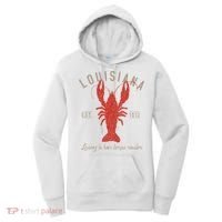 Louisiana Crawfish Laissez Le Bon Temps Rouler Women's Hoodie thumb 0
