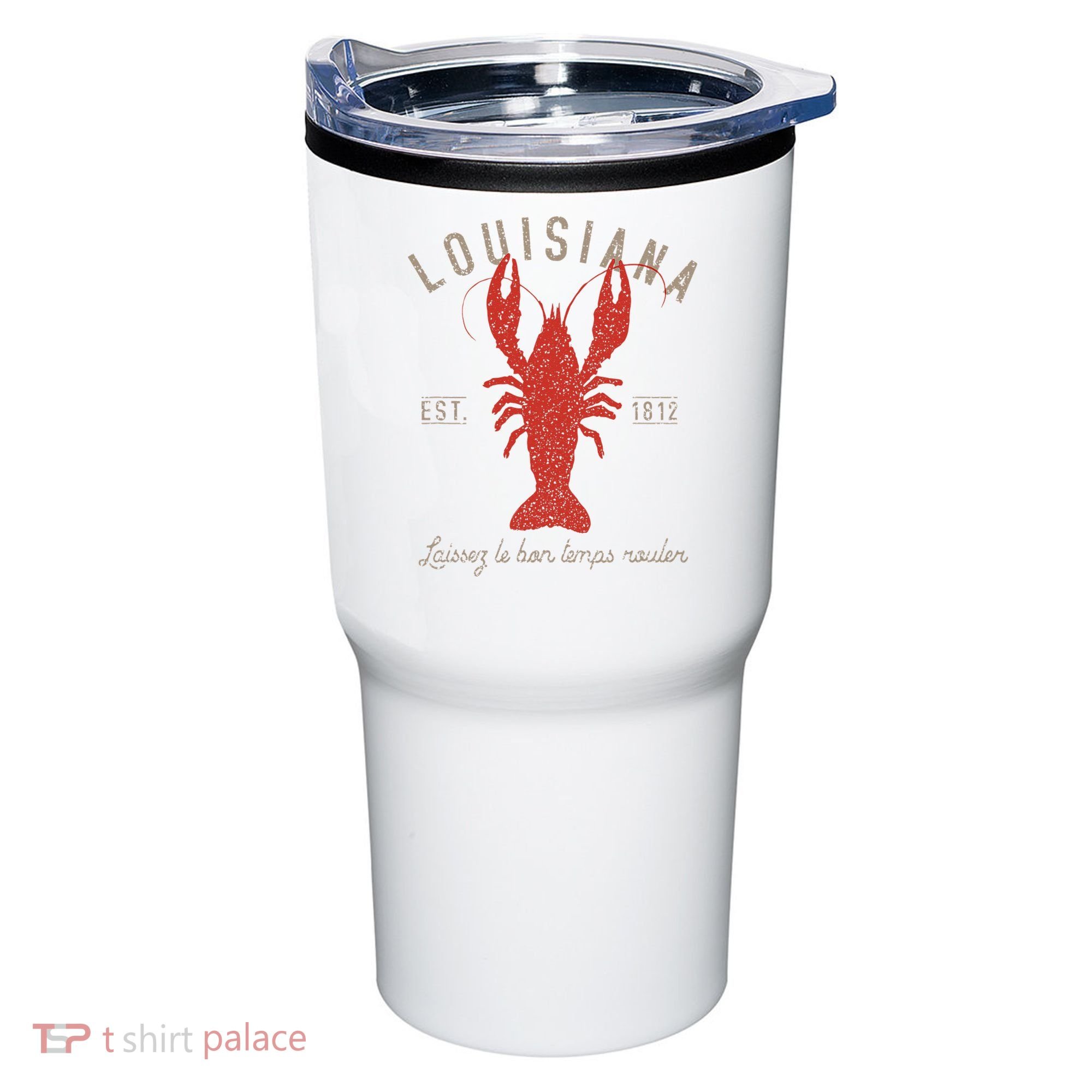 Louisiana Crawfish Laissez Le Bon Temps Rouler Tumbler