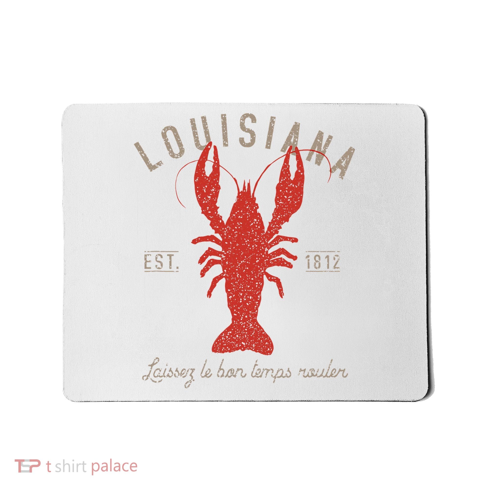 Louisiana Crawfish Laissez Le Bon Temps Rouler Mousepad