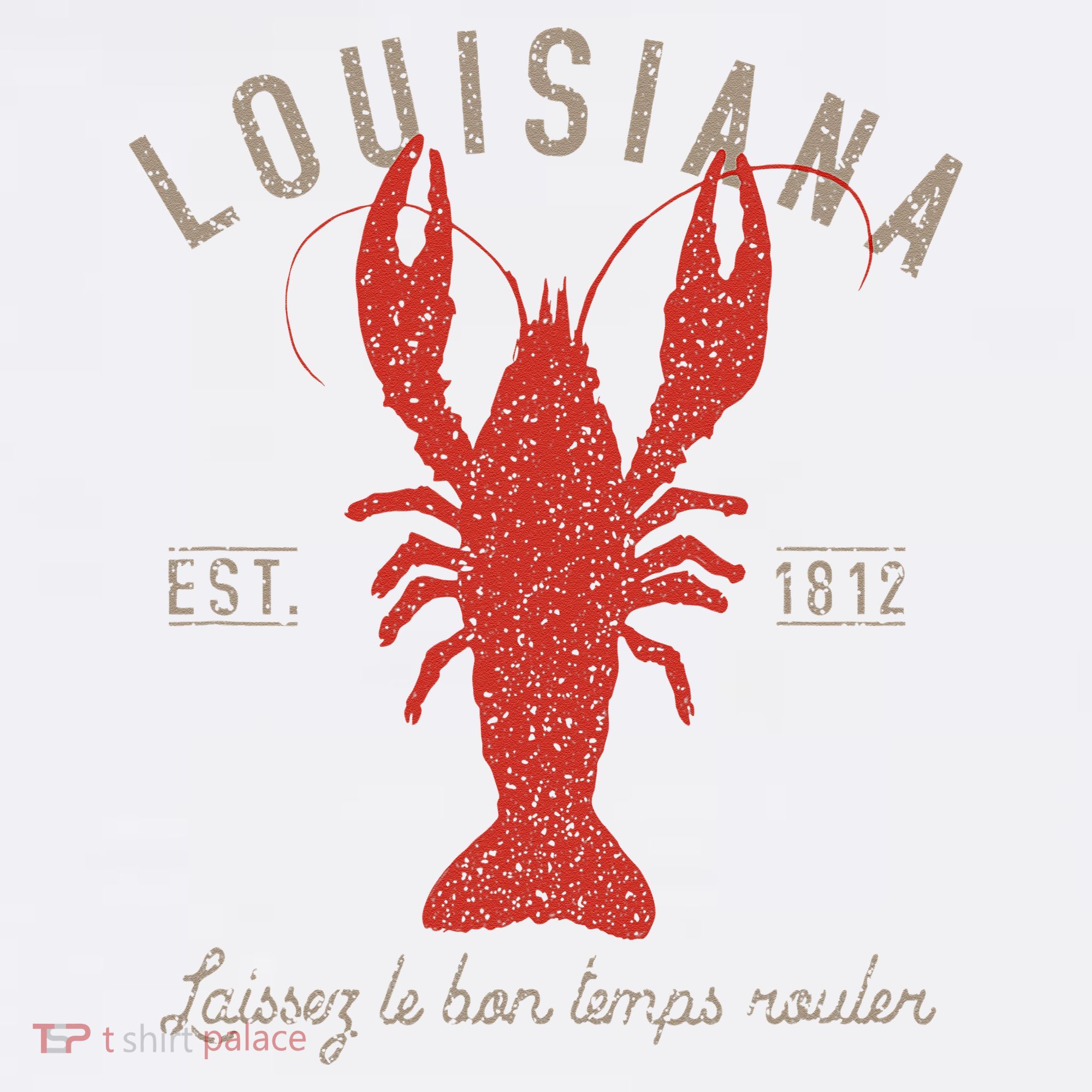Louisiana Crawfish Laissez Le Bon Temps Rouler Women's Tank Top