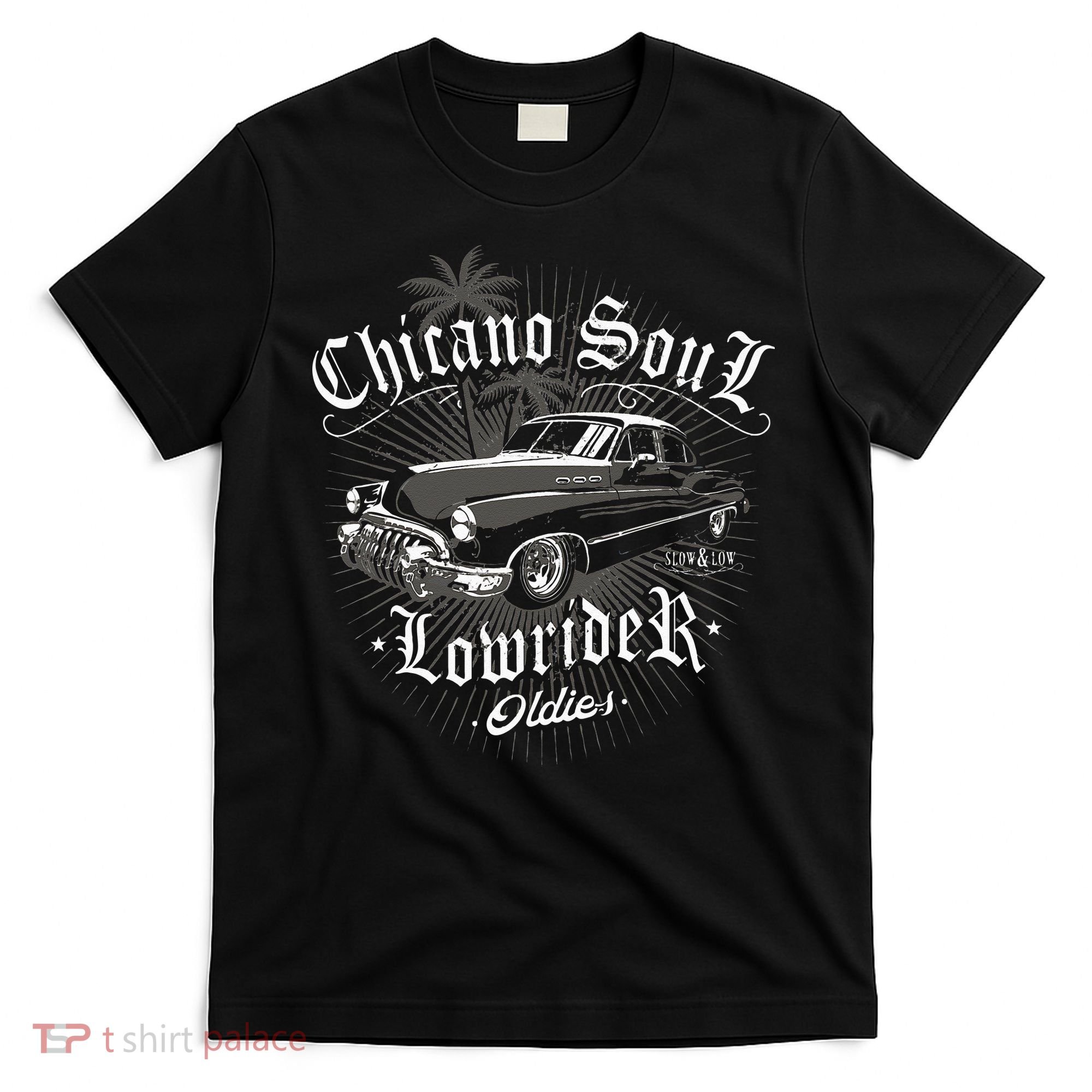 Lowrider Chicano Low Mexican Los Angeles Latina Rider Cholo T-Shirt