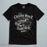 Lowrider Chicano Low Mexican Los Angeles Latina Rider Cholo T-Shirt thumb 5