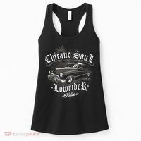 Lowrider Chicano Low Mexican Los Angeles Latina Rider Cholo Women's Tank Top thumb 0