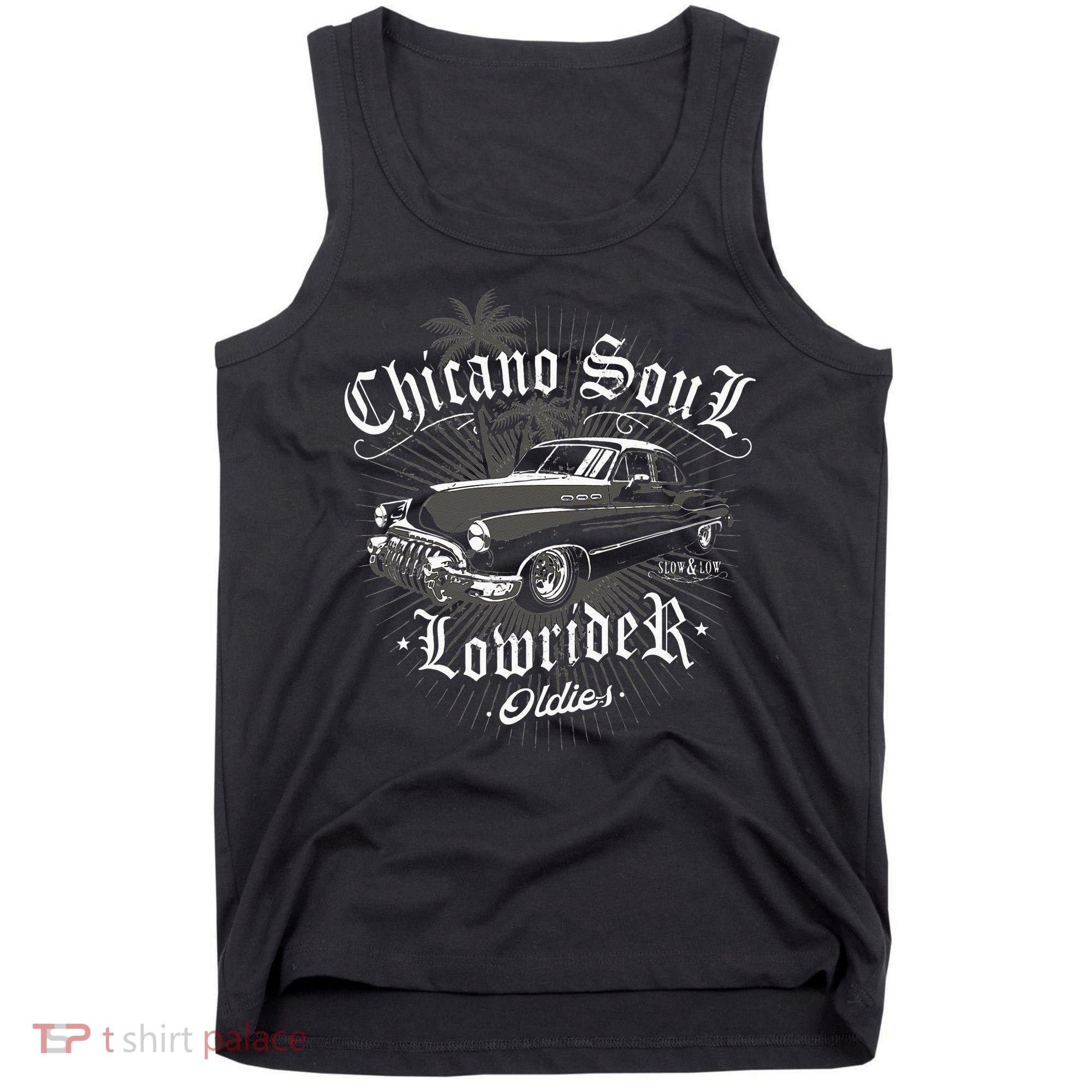 Lowrider Chicano Low Mexican Los Angeles Latina Rider Cholo Tank Top