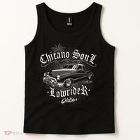 Lowrider Chicano Low Mexican Los Angeles Latina Rider Cholo Tank Top thumb 2