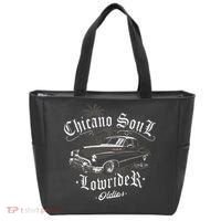 Lowrider Chicano Low Mexican Los Angeles Latina Rider Cholo Tote Bag thumb 0