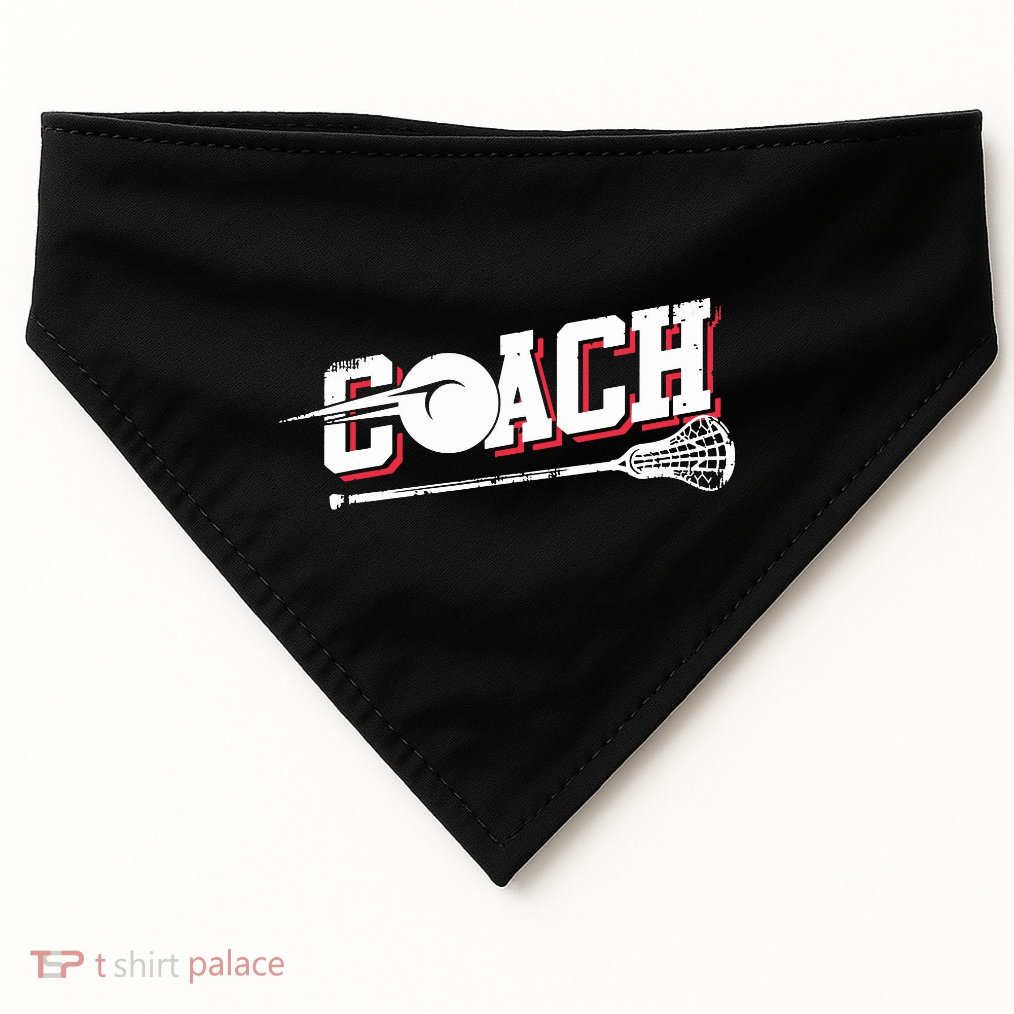 Lacrosse Coach Lacrosse USA-Made Doggie Bandana