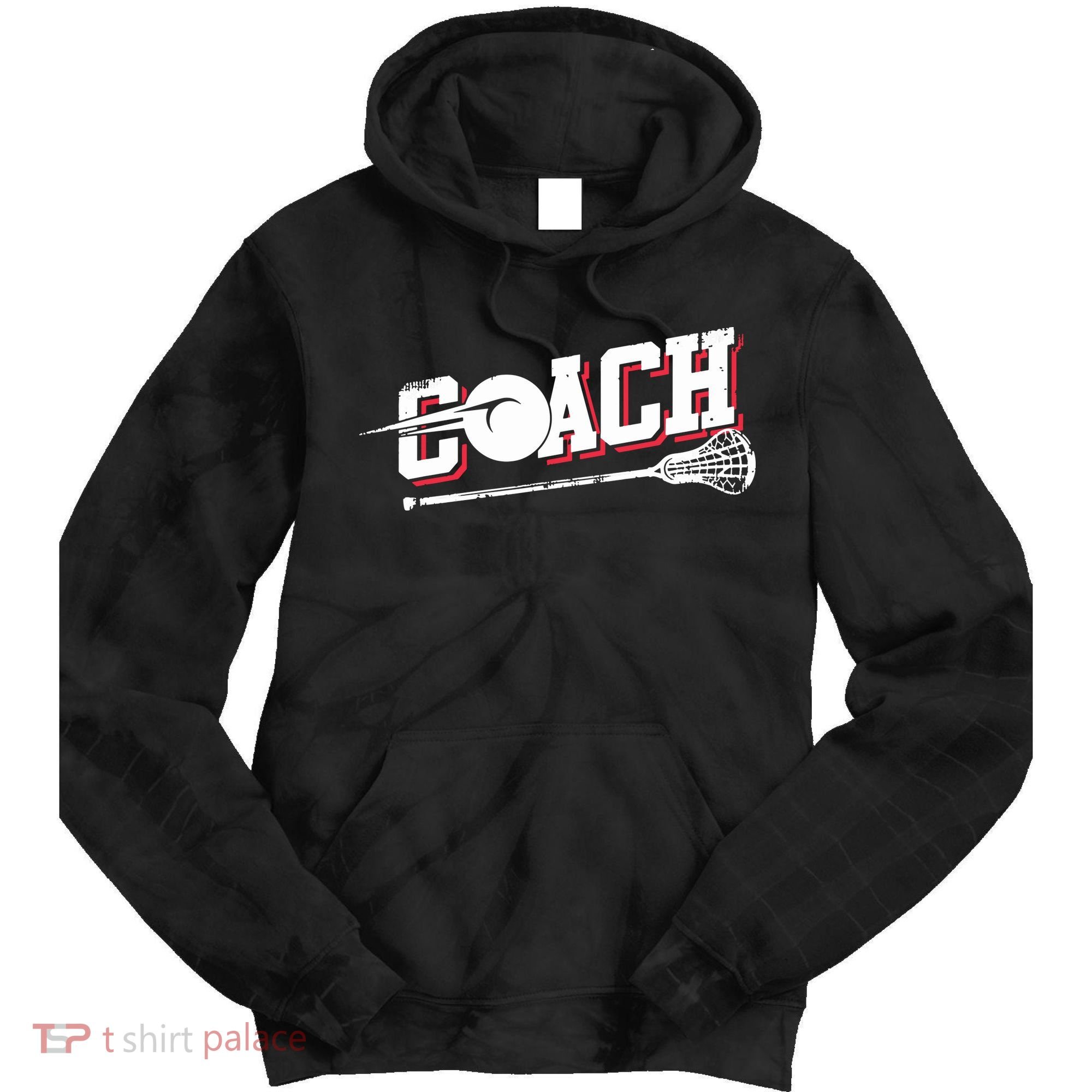 Lacrosse Coach Lacrosse Tie Dye Hoodie