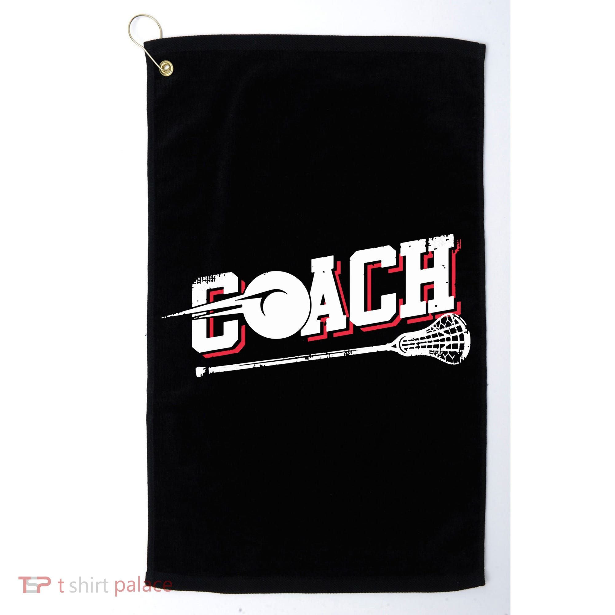Lacrosse Coach Lacrosse Golf Towel