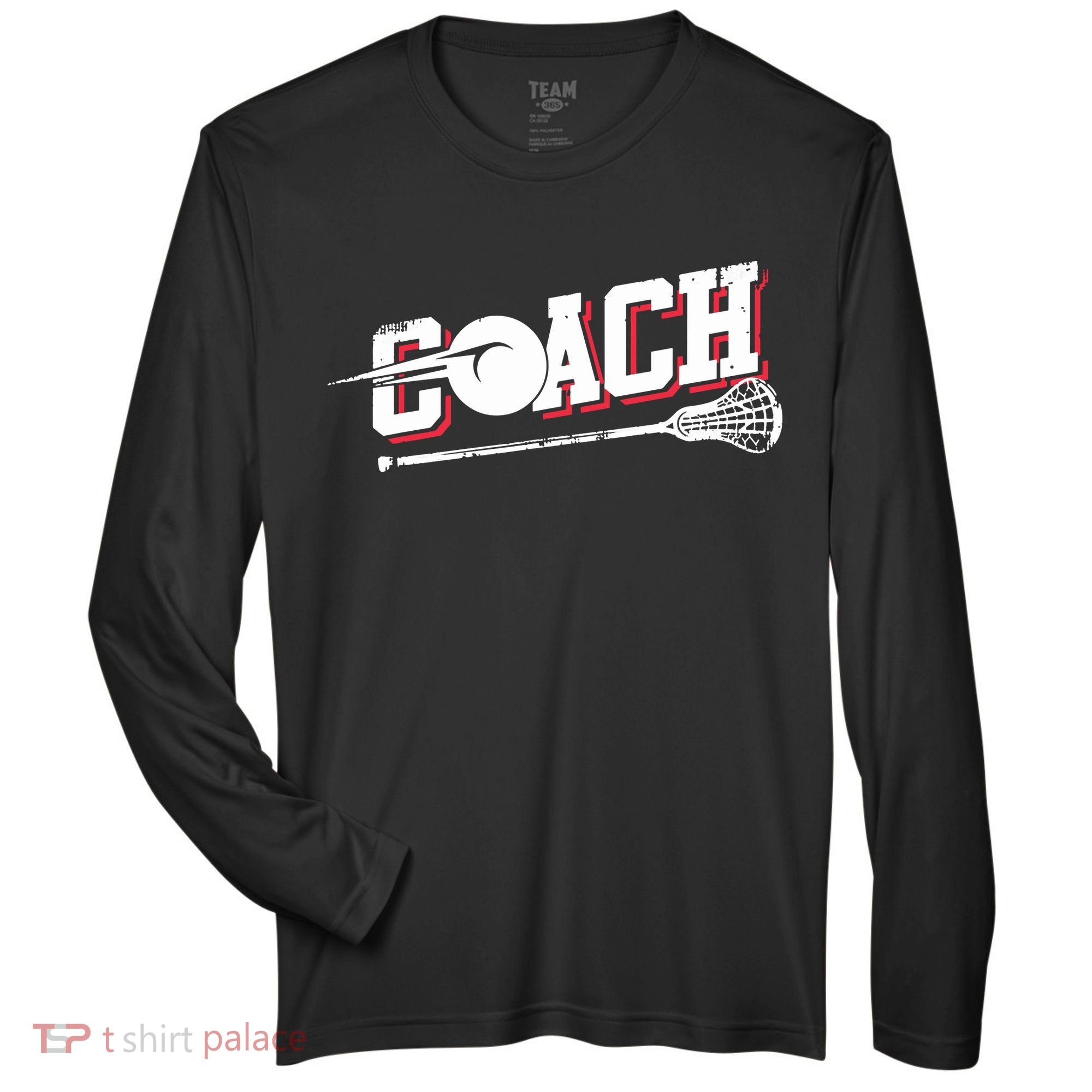 Lacrosse Coach Lacrosse Zone Performance Long-Sleeve T-Shirt
