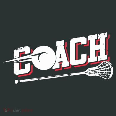 Lacrosse Coach Lacrosse Button