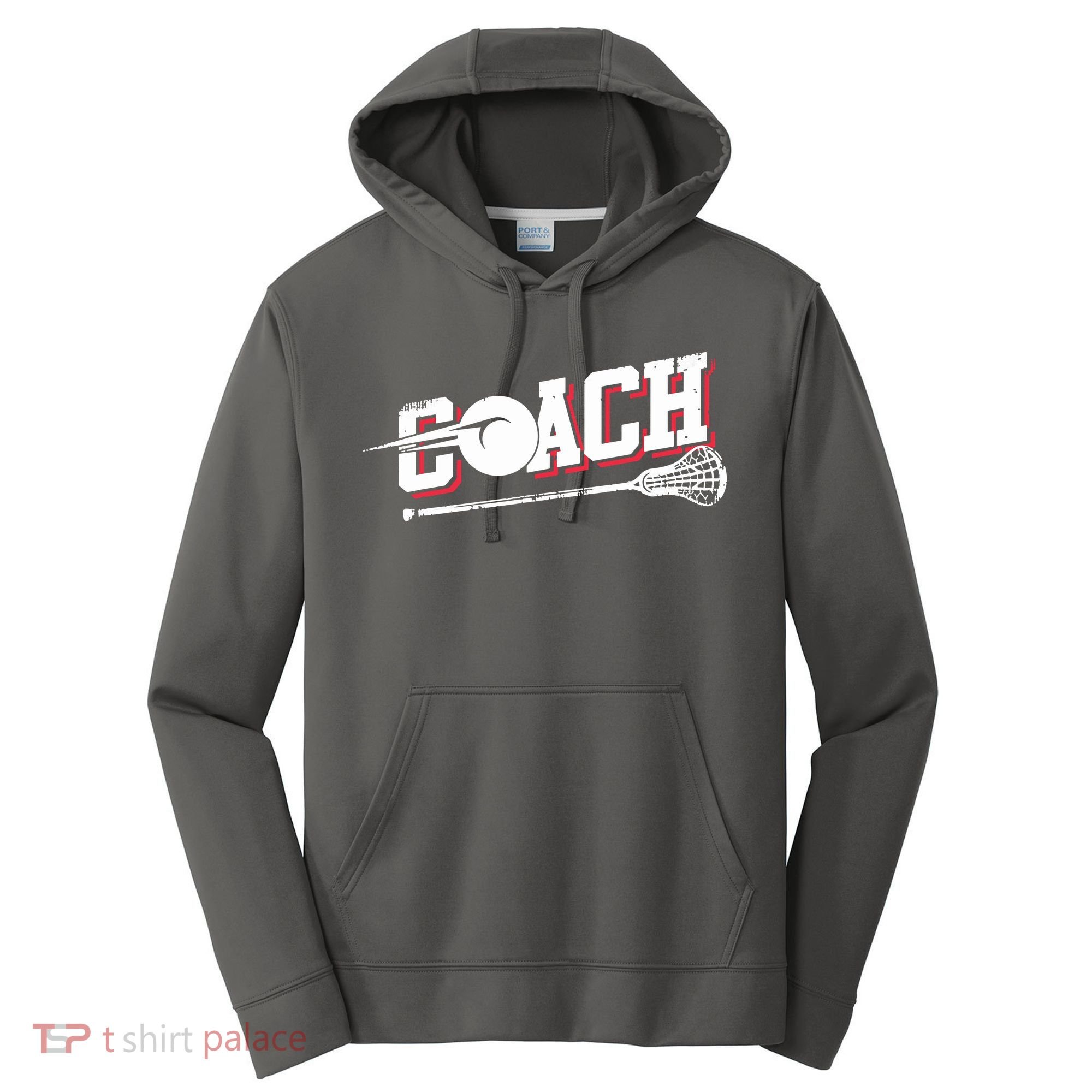 Lacrosse Coach Lacrosse Performance Fleece Hoodie