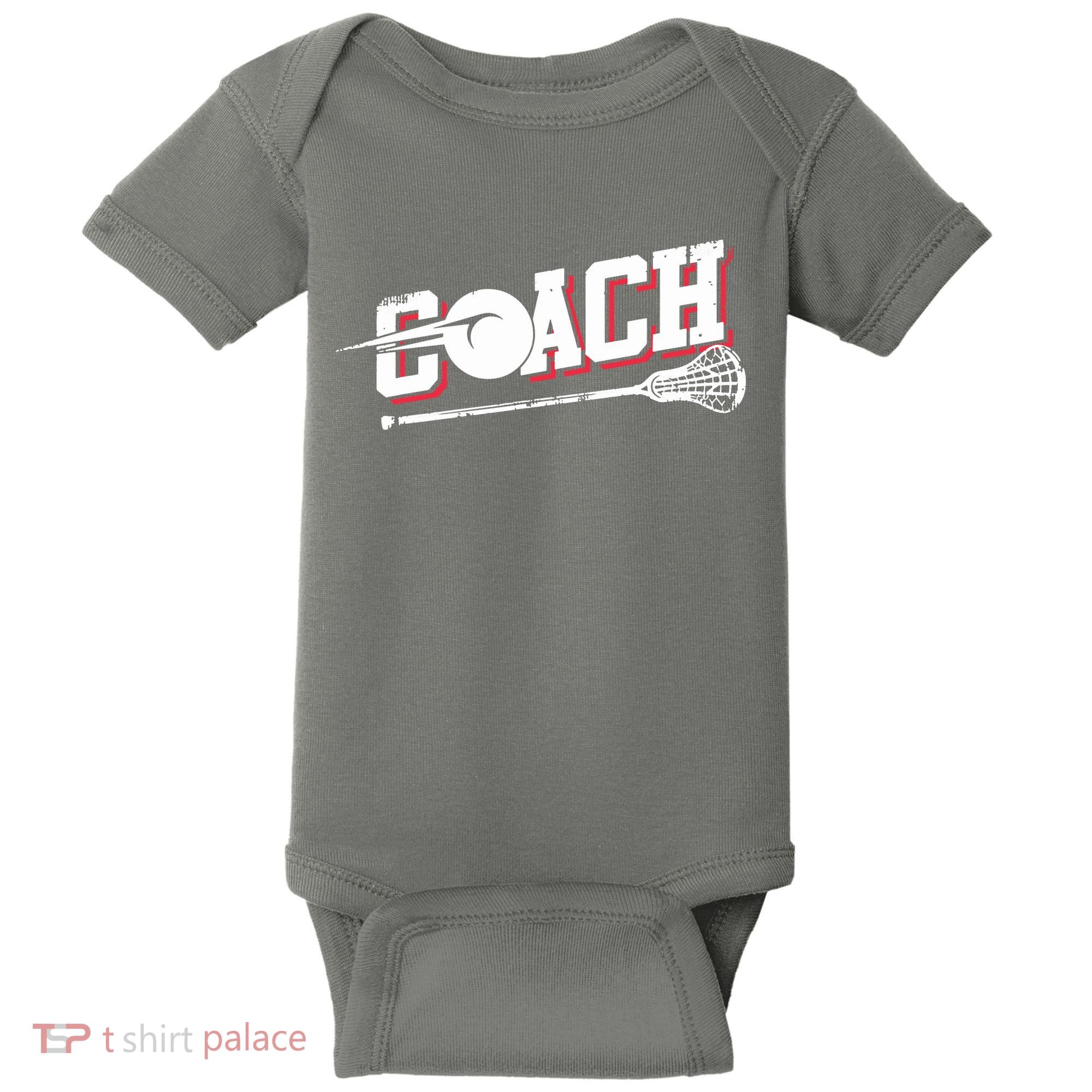 Lacrosse Coach Lacrosse Baby Bodysuit