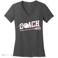 Lacrosse Coach Lacrosse Women's V-Neck T-Shirt thumb 0