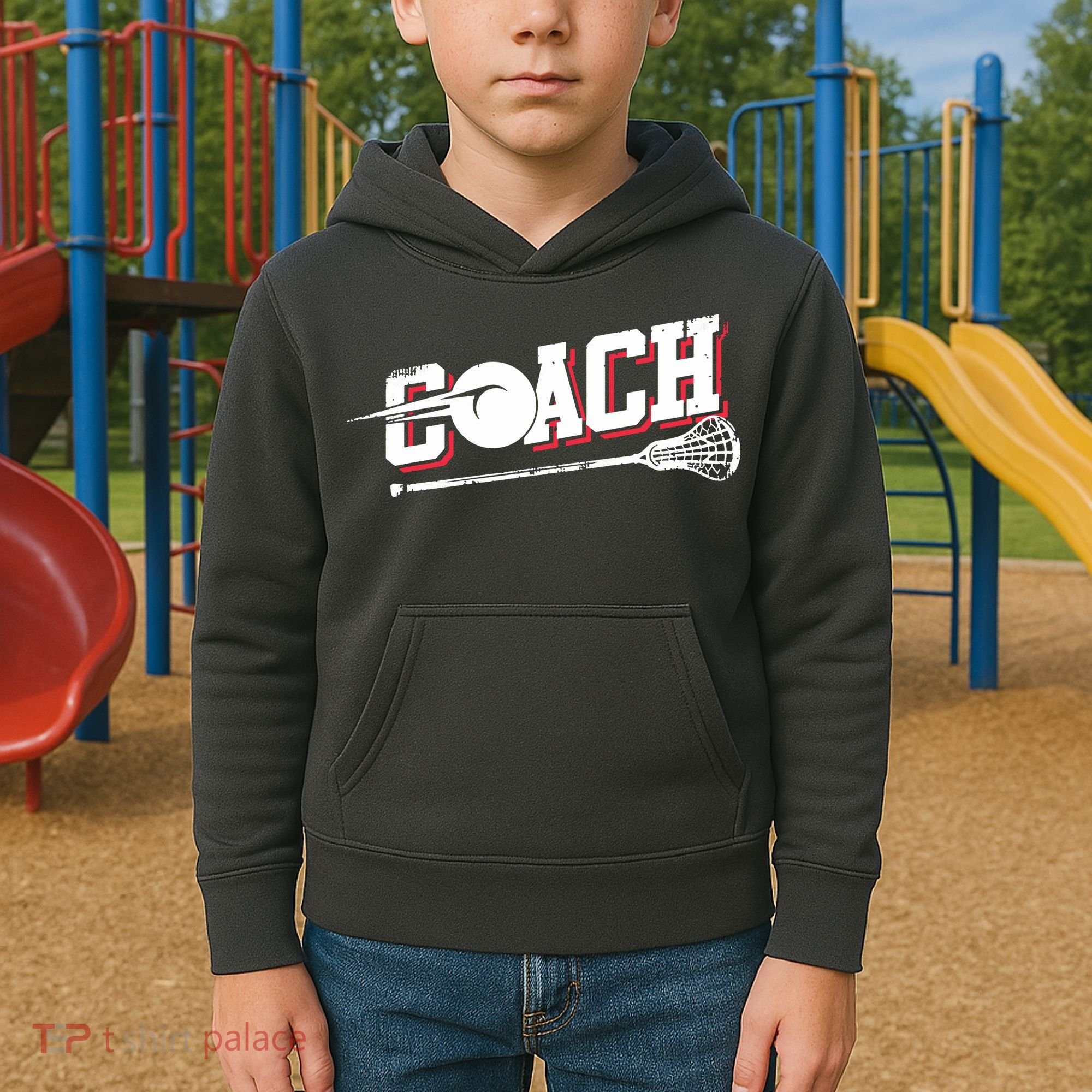 Lacrosse Coach Lacrosse Kids Hoodie