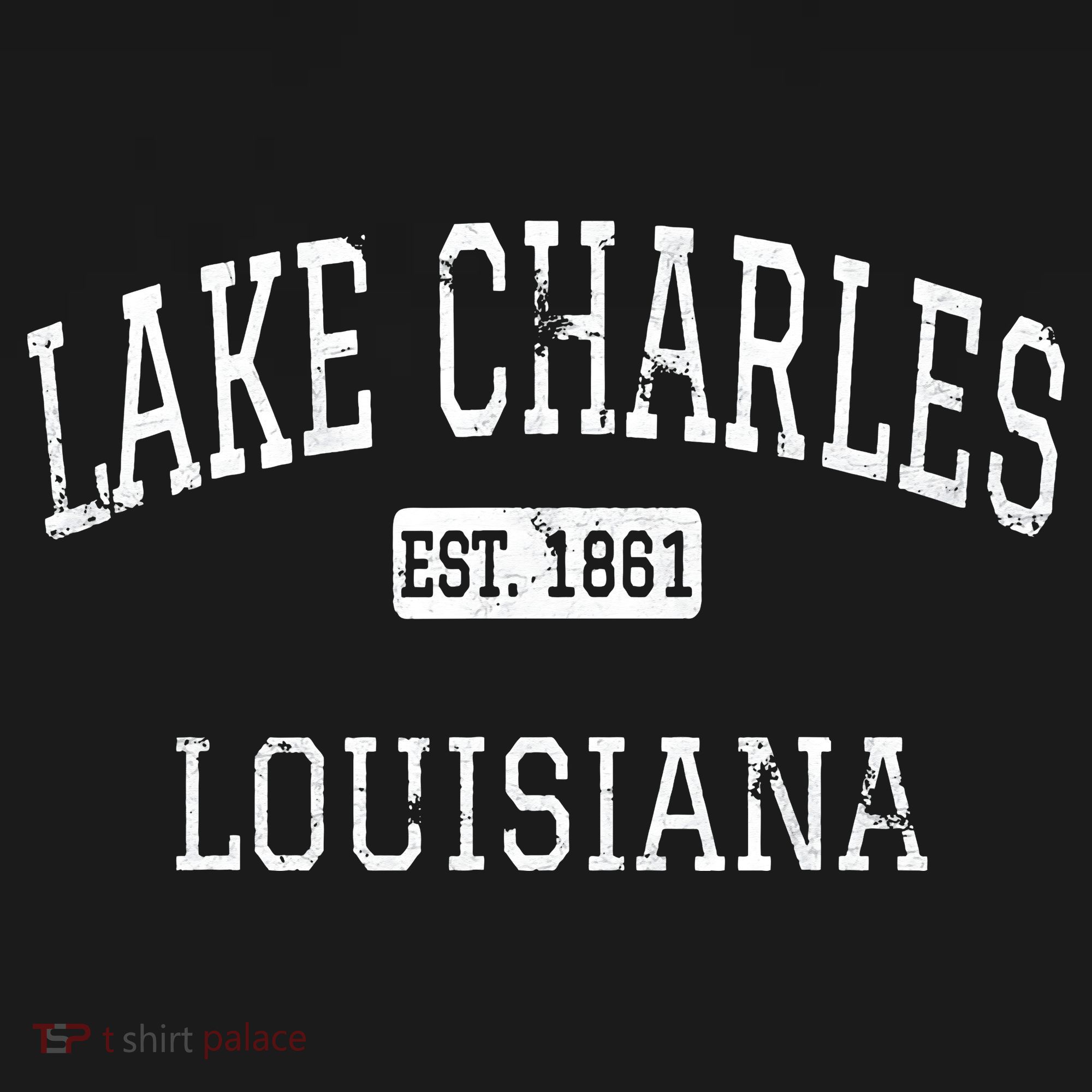 Lake Charles Louisiana LA Vintage T-Shirt