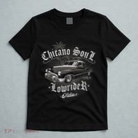 Lowrider Chicano Low Mexican Los Angeles Latina Rider Cholo T-Shirt thumb 5