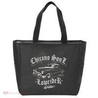 Lowrider Chicano Low Mexican Los Angeles Latina Rider Cholo Tote Bag thumb 0