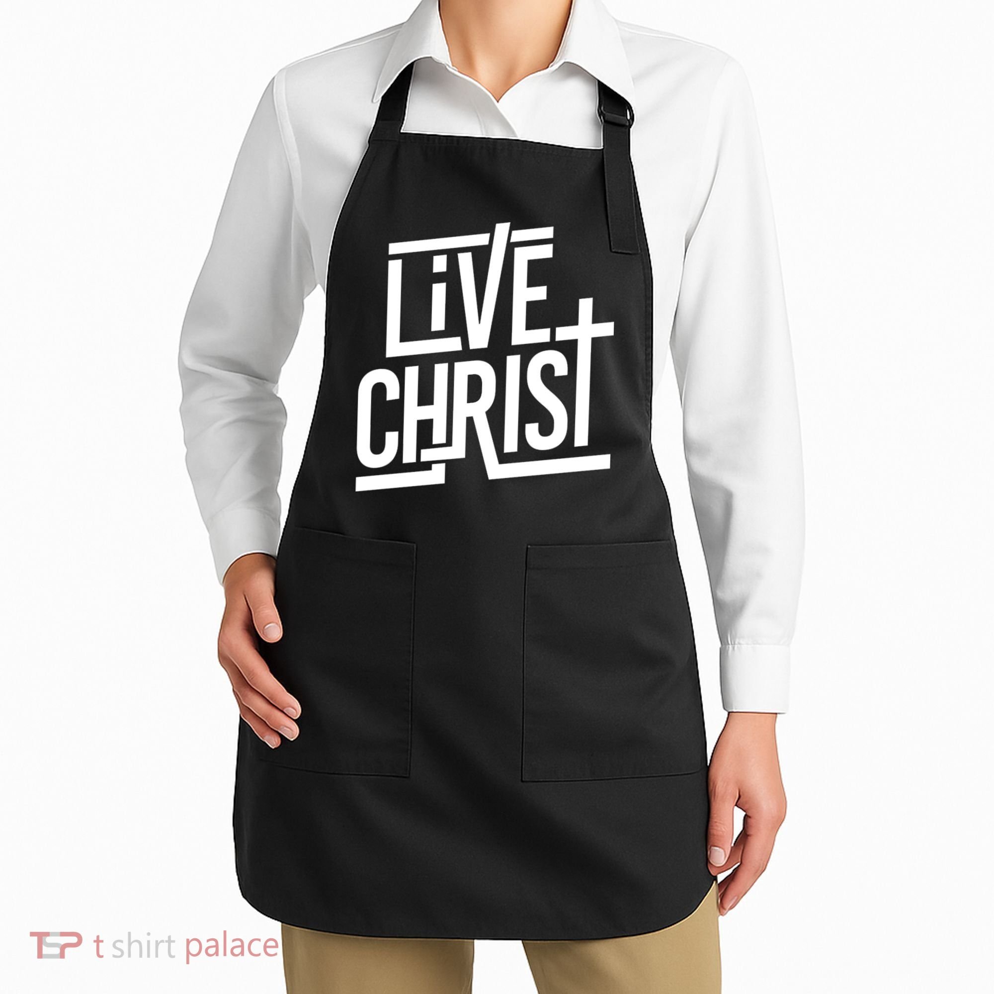 Live Christ Apron