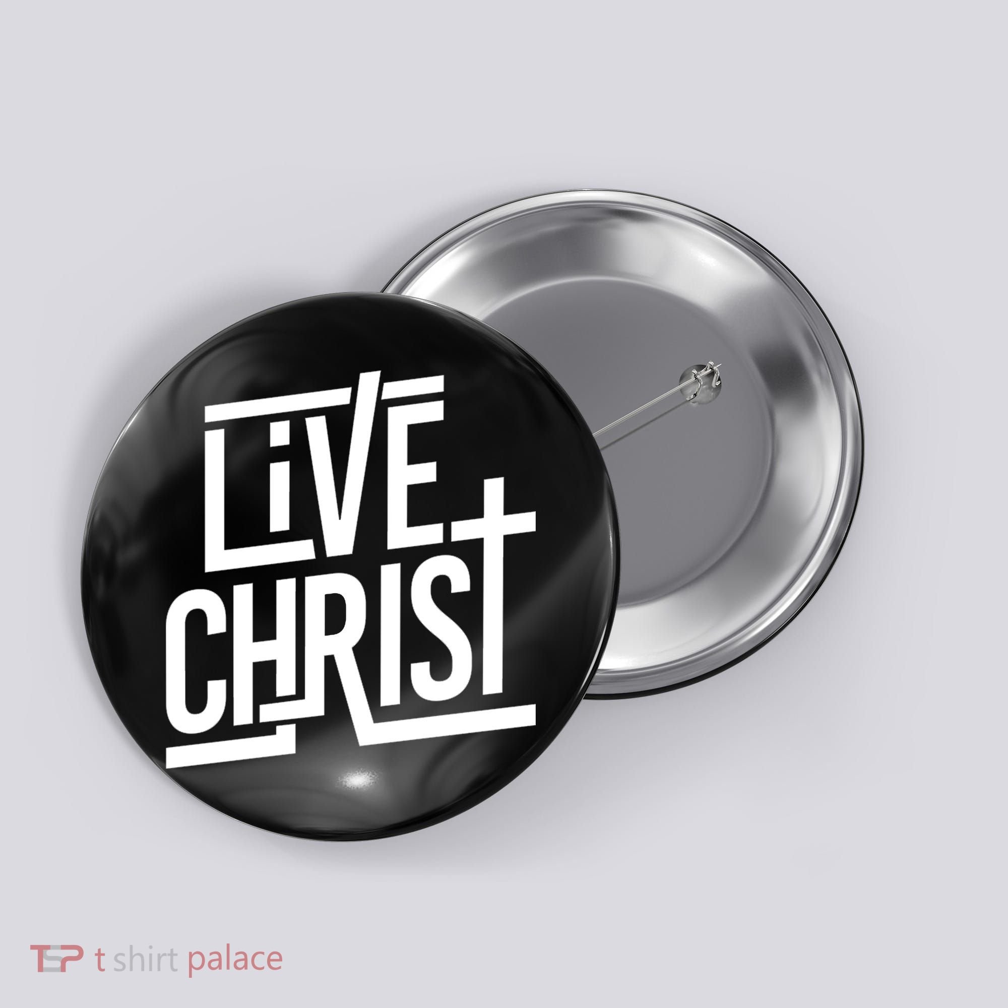 Live Christ Button