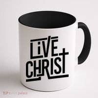 Live Christ Coffee Mug thumb 1