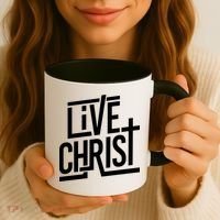 Live Christ Coffee Mug thumb 3