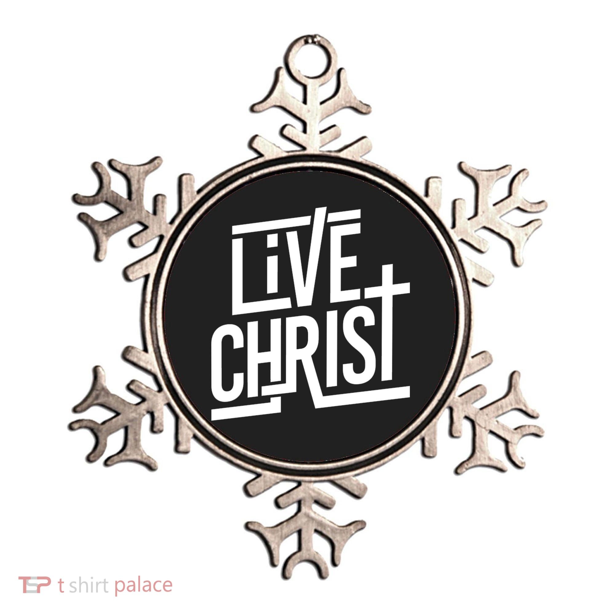 Live Christ Ornament