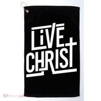 Live Christ Golf Towel thumb 0