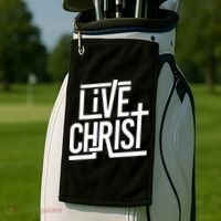 Live Christ Golf Towel thumb 2