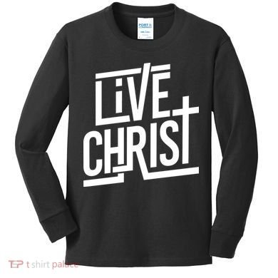 Live Christ Kids Long Sleeve Shirt