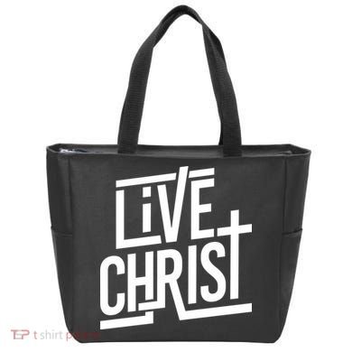 Live Christ Tote Bag