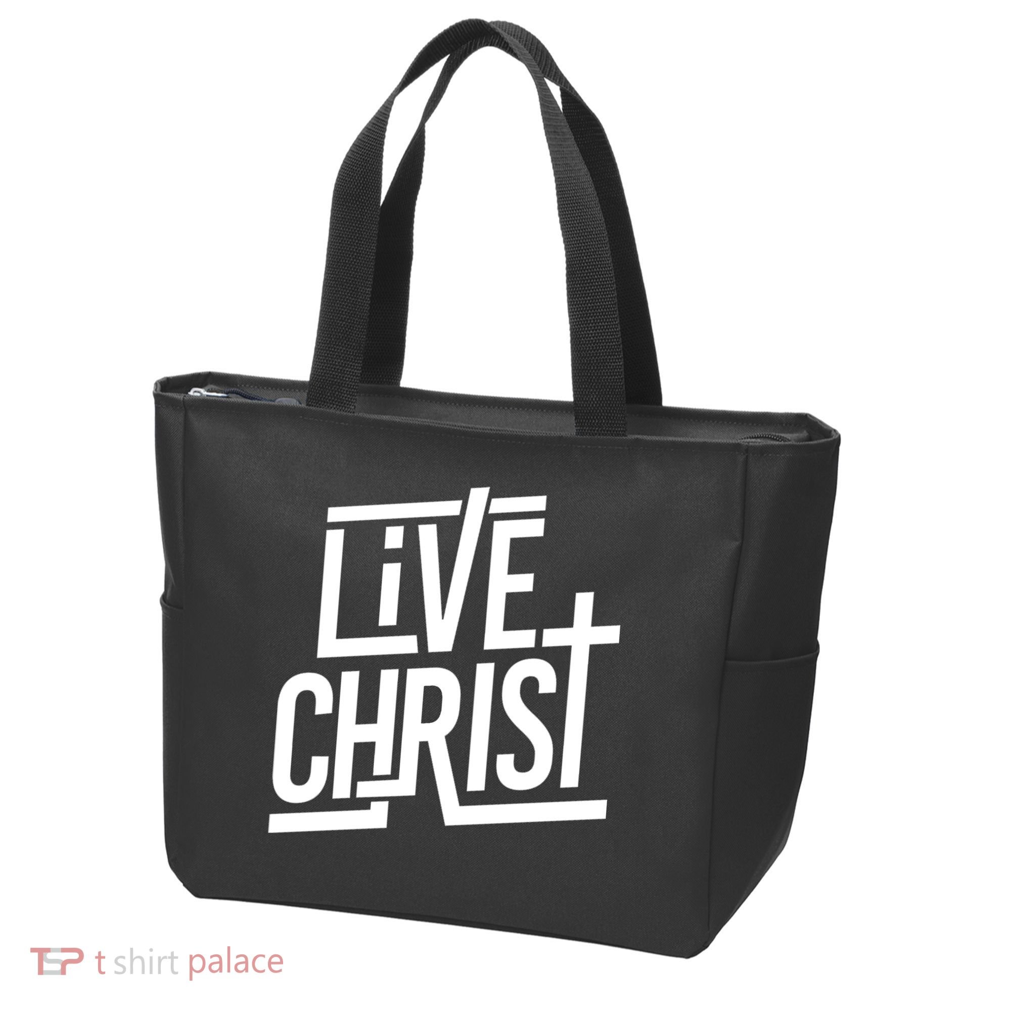 Live Christ Tote Bag