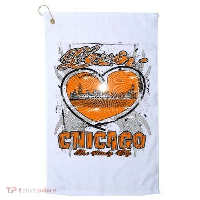 Loving Chicago Golf Towel