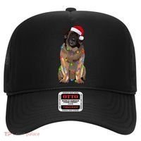 Leonberger Christmas Lights Xmas Dog Lover Santa Hat Great Gift Hat thumb 0