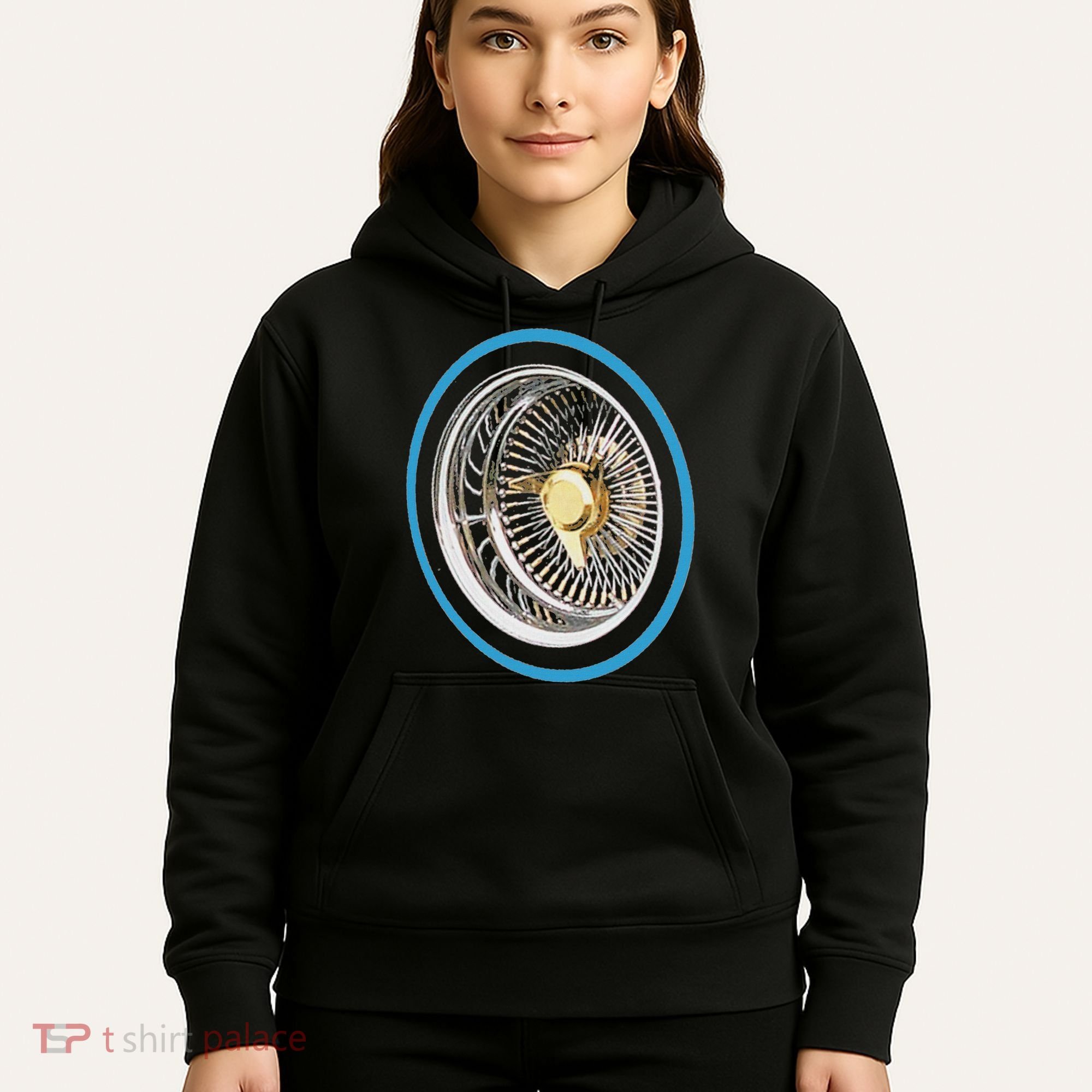 La Chicano Lowrider Spoke Wheel Hoodie