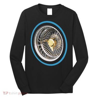 La Chicano Lowrider Spoke Wheel Long Sleeve Shirt