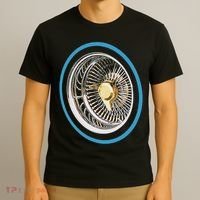 La Chicano Lowrider Spoke Wheel T-Shirt thumb 3
