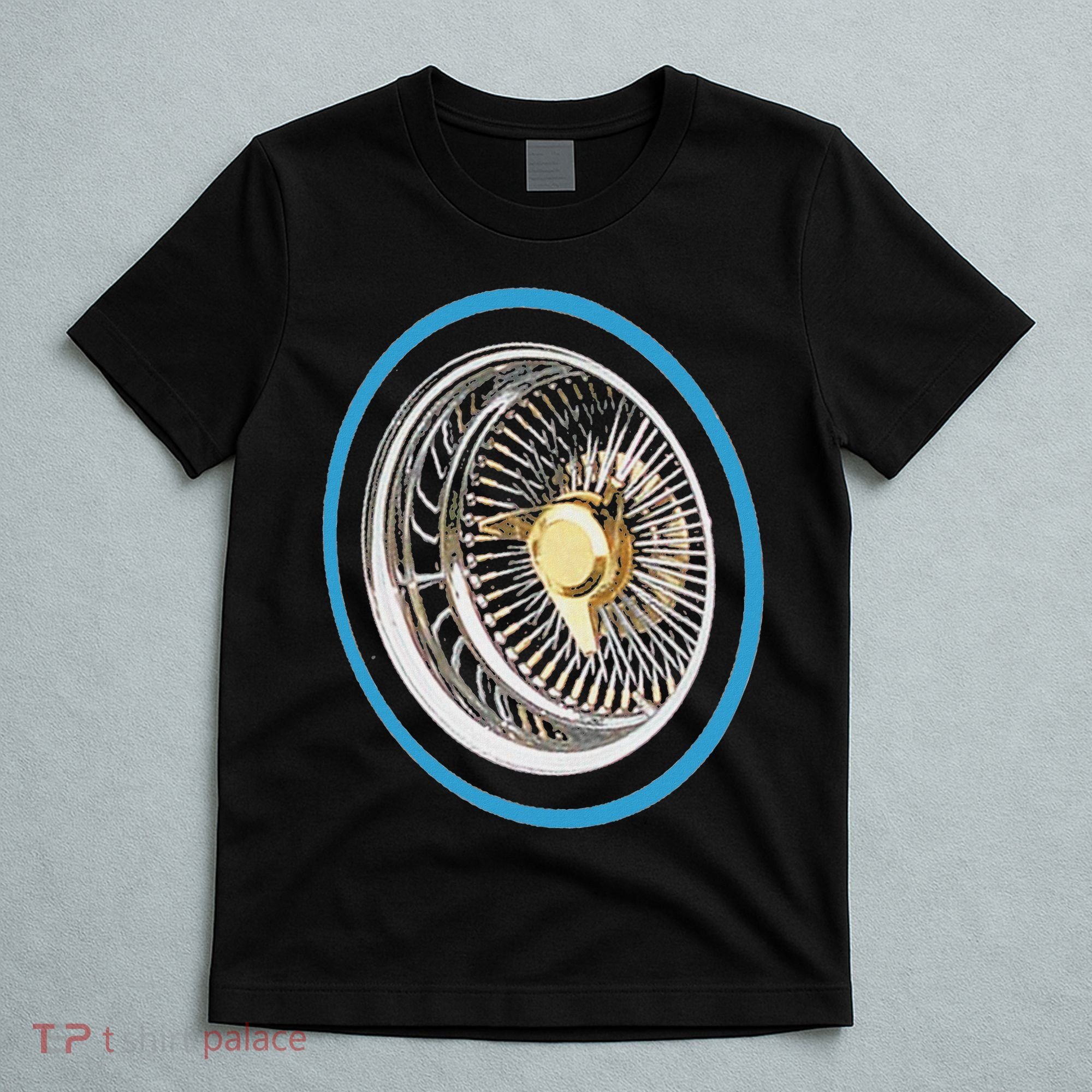 La Chicano Lowrider Spoke Wheel T-Shirt