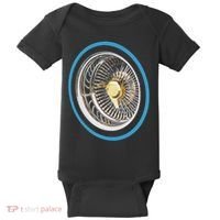 La Chicano Lowrider Spoke Wheel Baby Bodysuit thumb 0