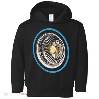 La Chicano Lowrider Spoke Wheel Toddler Hoodie
