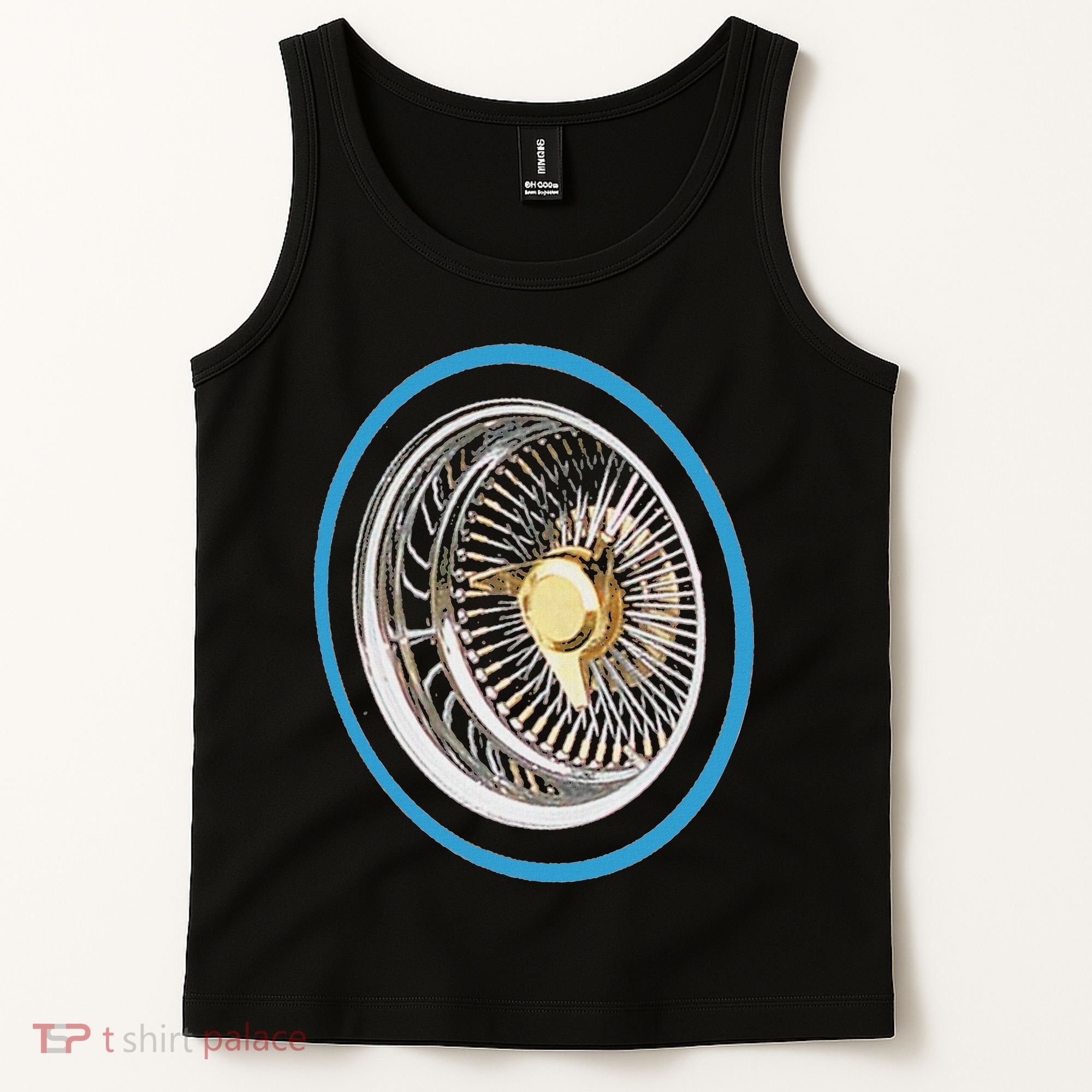 La Chicano Lowrider Spoke Wheel Tank Top
