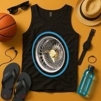 La Chicano Lowrider Spoke Wheel Tank Top thumb 4