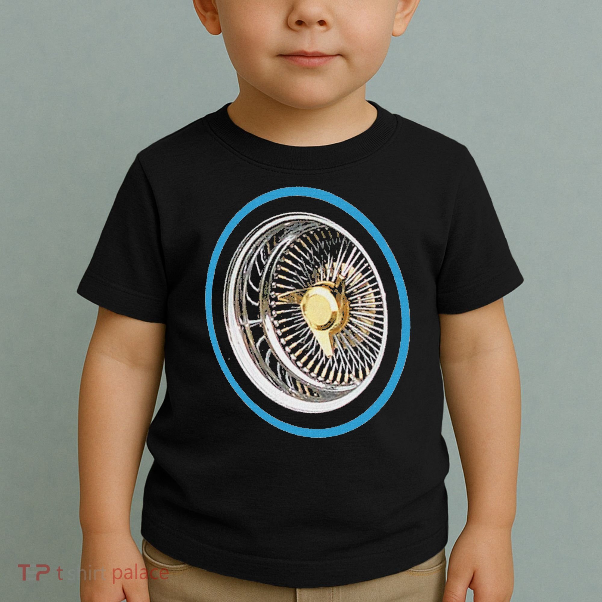 La Chicano Lowrider Spoke Wheel Toddler T-Shirt