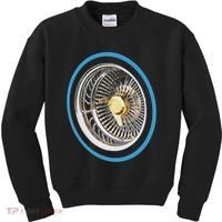 La Chicano Lowrider Spoke Wheel Kids Sweatshirt thumb 0