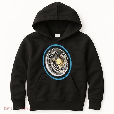 La Chicano Lowrider Spoke Wheel Kids Hoodie