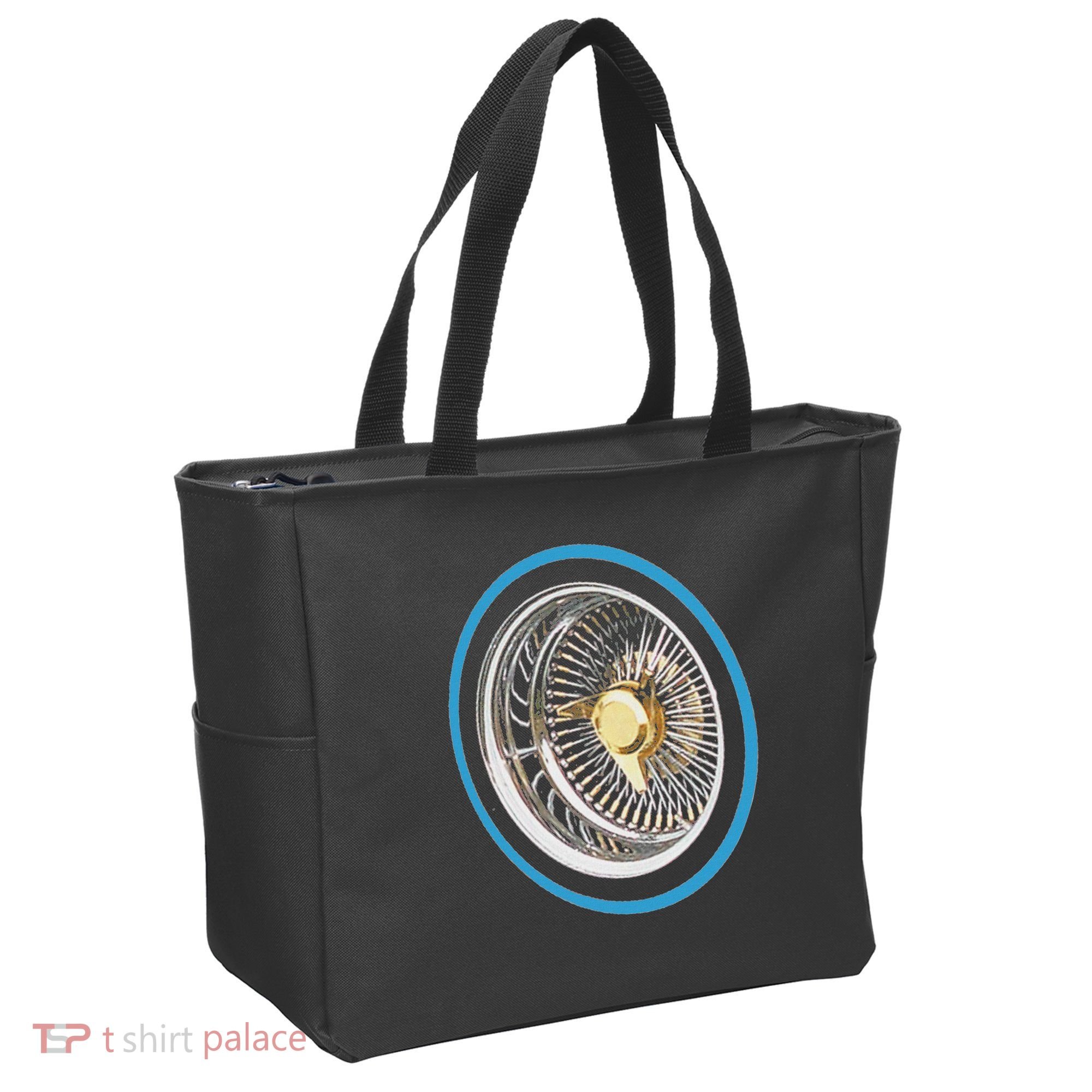 La Chicano Lowrider Spoke Wheel Tote Bag