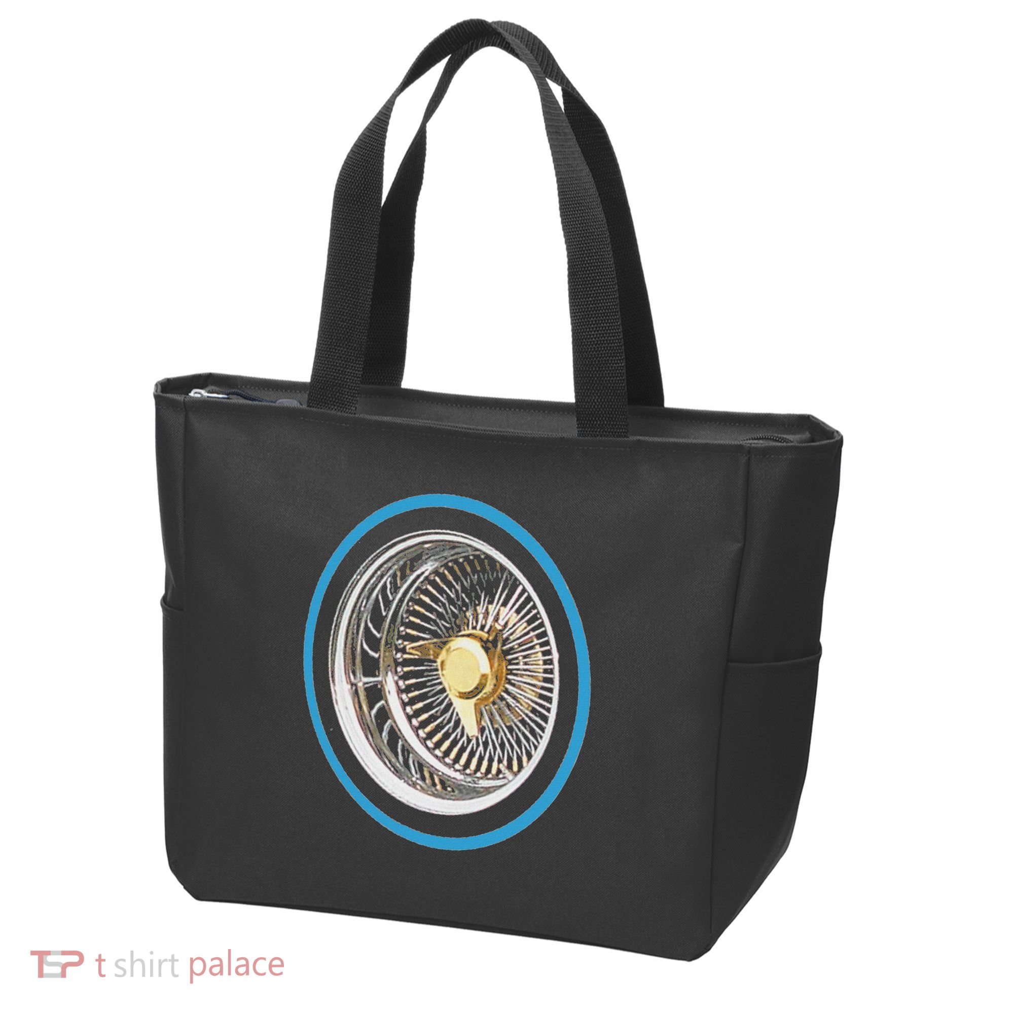 La Chicano Lowrider Spoke Wheel Tote Bag