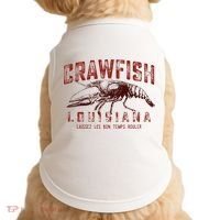 Louisiana Crawfish Laissez Les Bon Temps Rouler Doggie Tank thumb 0