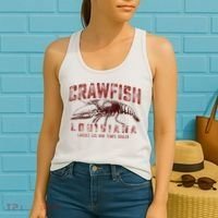 Louisiana Crawfish Laissez Les Bon Temps Rouler Women's Tank Top thumb 2